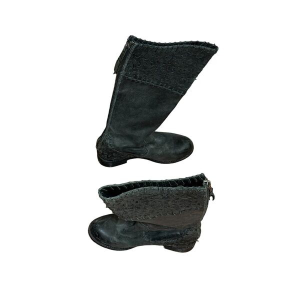 Corral Indie Spirit Black Leather Boots 7.5 Exclusively For Buckle Boho Western - Picture 2 of 12